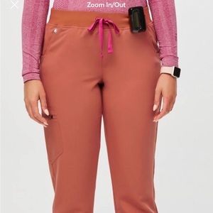 NWT figs Zamora Terracotta pants (L)